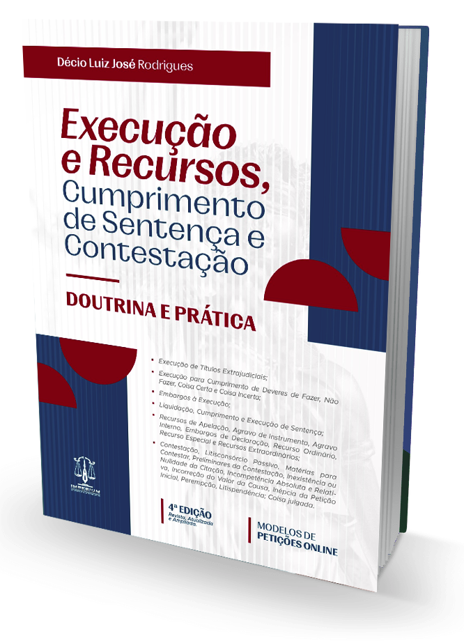 O livro "Execução, Cumprimento de Sentença e Recursos" acompanha notas doutrinárias explicativas que facilitam ao leitor na busca de outras informações complementares.